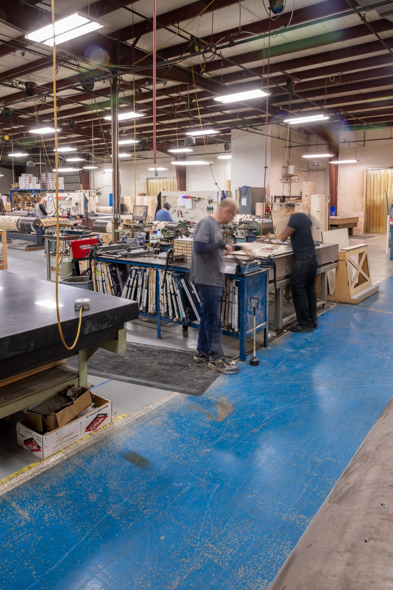 Image of employees working on shop floor