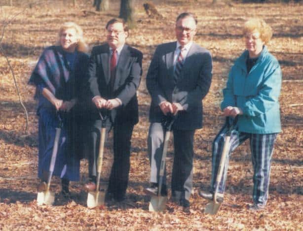 Tom and John plus Eloise and Lennore Groundbreaking